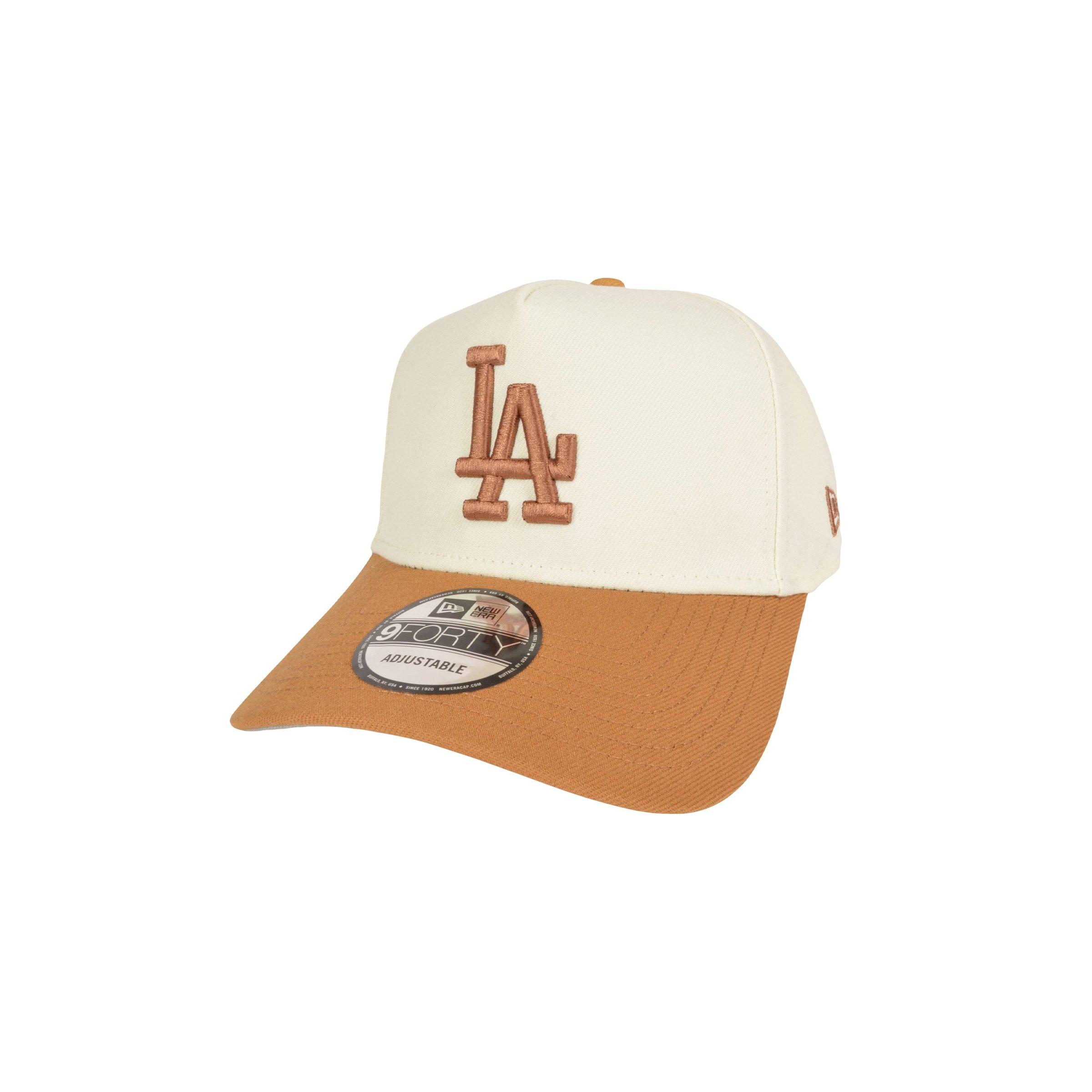 New Era Los Angeles Dodgers 9FORTY '81 World Series Snapback Hat - Chrome/Bronze - CREAM